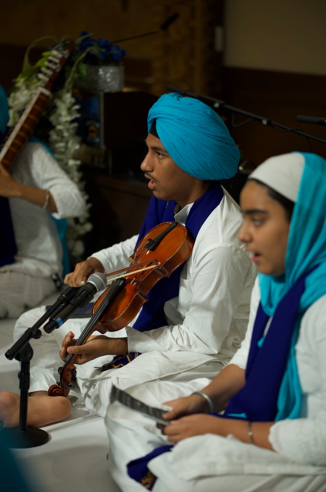 MGSV students and instructors in Gurmat Sangeet classes across Metro Vancouver