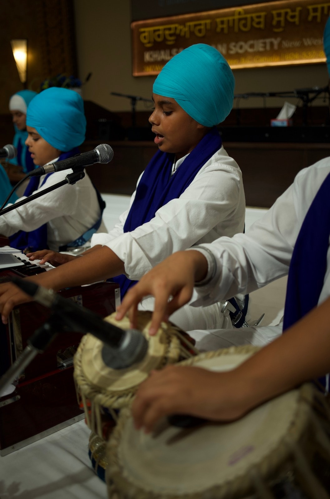 MGSV students and instructors in Gurmat Sangeet classes across Metro Vancouver