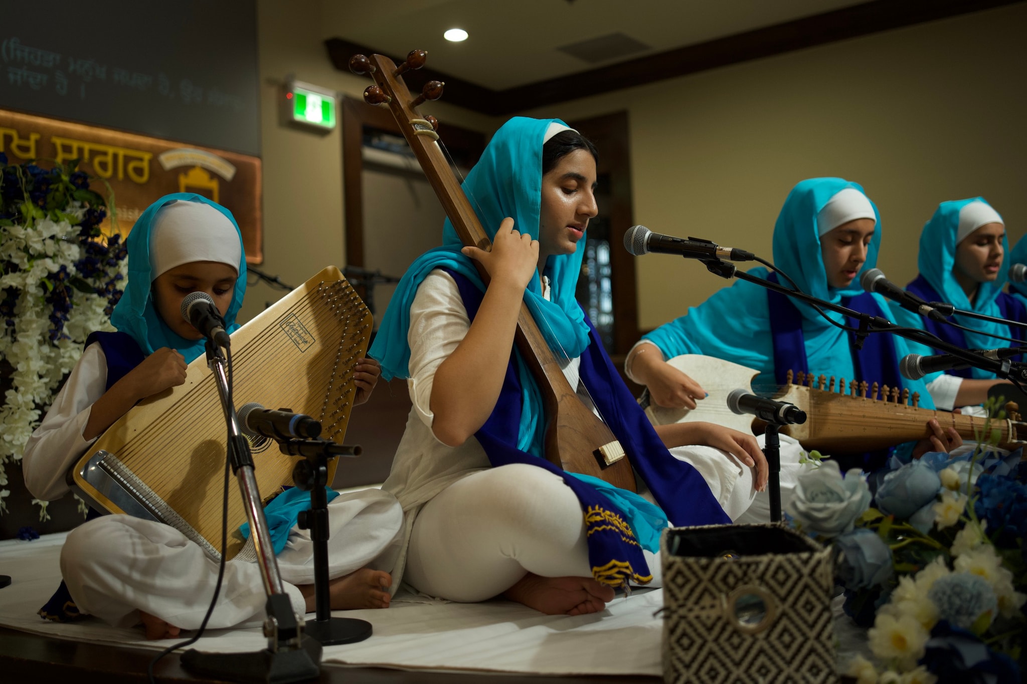 MGSV students and instructors in Gurmat Sangeet classes across Metro Vancouver