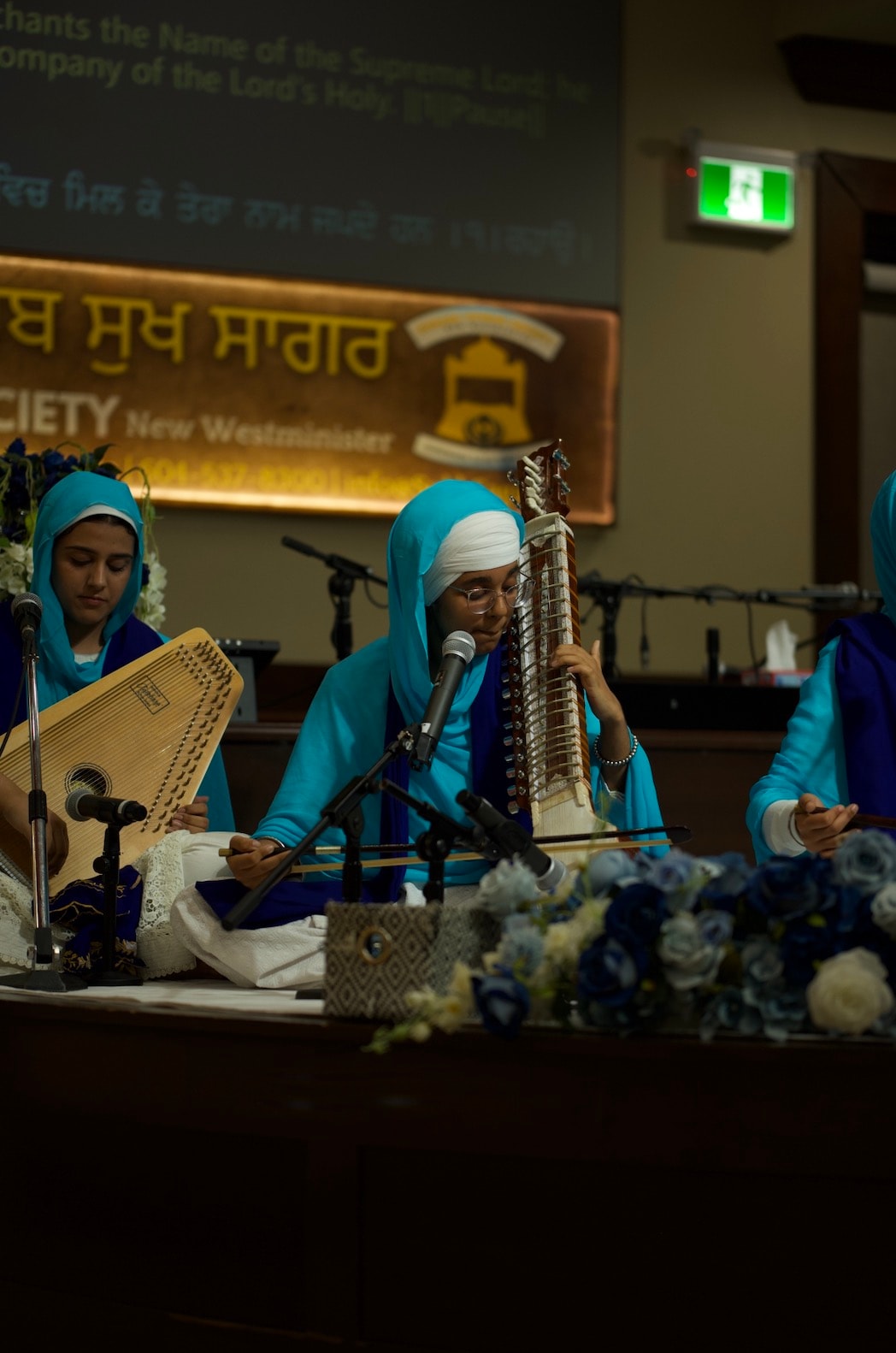 MGSV students and instructors in Gurmat Sangeet classes across Metro Vancouver